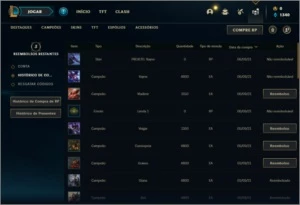 Conta diamante 4 baratinha com 2 skins e 25 champs - League of Legends LOL