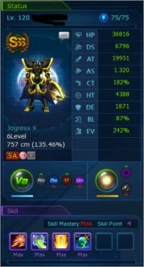 DMO Lucemon Conta com OX/AOX/UVX True Vice - Digimon Masters Online