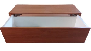 Aparador Suspenso Freijó com Gaveta 75x25x20cm - Artesanato e Personalizados