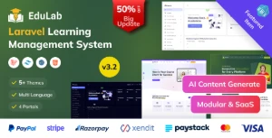 Edulab LMS - Sistema de Gestão de Aprendizagem Laravel php - Sites, Lojas e Sistemas Prontos Sites e Scripts