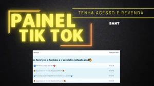 Painel Tik Tok - Redes Sociais