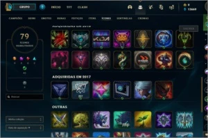 CONTA DIAMANTE 4, 61% WR, CRIADA EM 2017. - League of Legends LOL