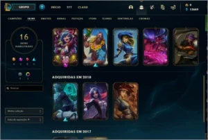 CONTA DIAMANTE 4, 61% WR, CRIADA EM 2017. - League of Legends LOL