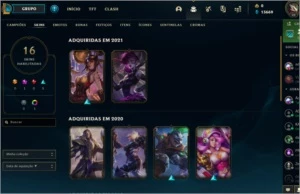 CONTA DIAMANTE 4, 61% WR, CRIADA EM 2017. - League of Legends LOL