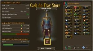 ACC RUNESCAPE É NA CASH DO FRAY STORE RS