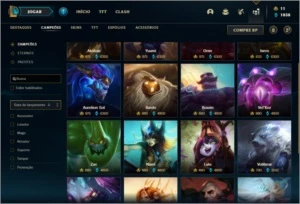 Conta diamante 4 com 150 champs, 117 skins ( MAIN ADC / MID) - League of Legends LOL