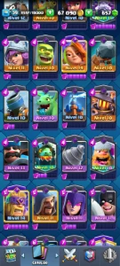 Megacavaleiro Evoluido + 6 Evoluções [Troféus: 7600] - Clash Royale