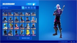 Conta Fortnite (muitas skins) + salve o mundo (farm v-bucks)