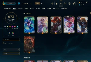 Conta Lol 670 Skins|Todos Os Bonecos|5K Gasto|Lvl 612