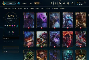 Conta Lol 670 Skins|Todos Os Bonecos|5K Gasto|Lvl 612 - League of Legends