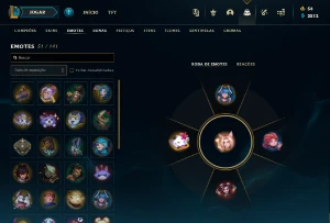 Conta lol com Janna Vitoriosa, Kayle Juiza, Elise Vitori etc - League of Legends