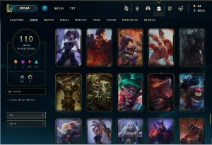Conta lol com Janna Vitoriosa, Kayle Juiza, Elise Vitori etc - League of Legends