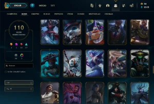 Conta lol com Janna Vitoriosa, Kayle Juiza, Elise Vitori etc - League of Legends