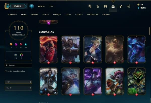 Conta lol com Janna Vitoriosa, Kayle Juiza, Elise Vitori etc - League of Legends