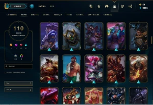 Conta lol com Janna Vitoriosa, Kayle Juiza, Elise Vitori etc - League of Legends