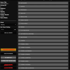 Cheat/Hack/Mod Forza Horizon 5 "Online Att" - Outros