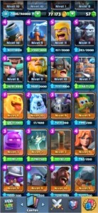 Conta level 11 no Clash Royale