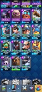 Conta level 11 no Clash Royale