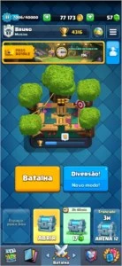 Conta level 11 no Clash Royale