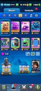 Conta Clash Royale várias cartas Full e gemas