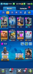 Conta Clash Royale várias cartas Full e gemas