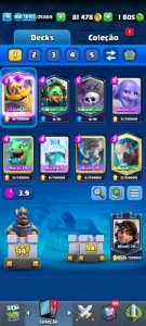 Conta Clash Royale várias cartas Full e gemas