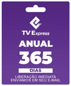 TVE Tv Express 365 dias - PLANO ANUAL - Gift Cards