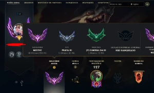 Conta mestre 300 pdl - League of Legends LOL