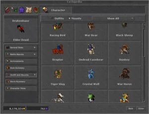 DRUID LV 550+ ML 113 NON-PVP VERDE - Tibia