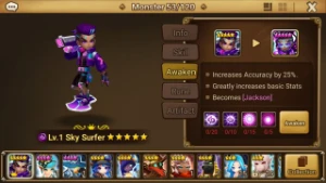 Reroll Summoners War lvl10 com Jackson + Carcano