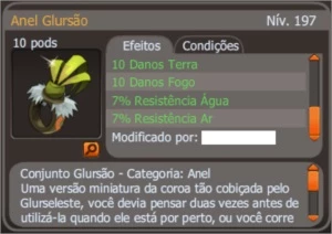 Anel Glursão EXO AP! - Dofus