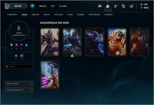 Conta DIAMANTE 3 com 6 skin e 27 champs - League of Legends LOL