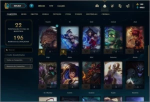 Conta DIAMANTE 3 com 6 skin e 27 champs - League of Legends LOL