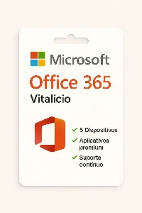 Office 365 | 01 Ano | 5 PC - Softwares and Licenses
