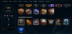 Conta League of Legends Full Acesso - 114 Champs e 46 Skins LOL