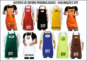 Aventais Personalizados De Brim