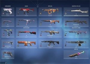conta valorant diamante 3, com muitas skins