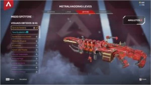 Vendo conta apex lvl 256 herança wraith + skins - Apex Legends