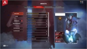 Vendo conta apex lvl 256 herança wraith + skins - Apex Legends