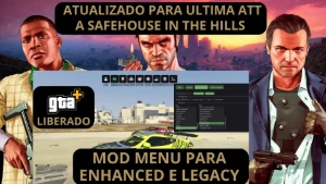 Mod Menu para GTA Online Legacy e Enhanced e libera o GTA+ 