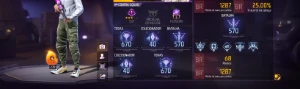 VENDA] Conta Free Fire Nível 16 — Platina III CS — K/D 8 