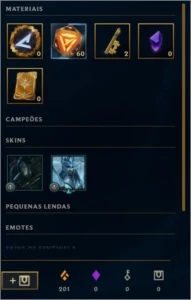 PLATINA 4 - 48 CHAMPS - 11 SKINS LUX ELEMENT. - League of Legends LOL