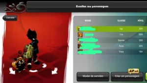 Conta com Escudo batalhador no Dofus Touch (Blair)
