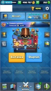 CONTA CLASH ROYALE XP 12 ARENA 12 LIGA1