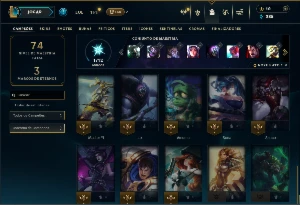 Ferro 3 com 30 Champs e 12 Skins - League of Legends LOL