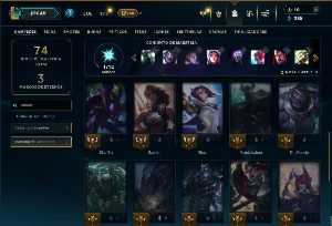 Ferro 3 com 30 Champs e 12 Skins - League of Legends LOL