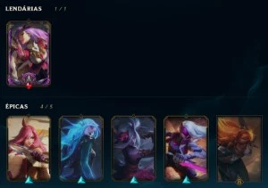 Conta LoL 400 skins Mono Katarina,Ex diamante - League of Legends: Wild Rift LOL WR