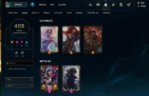 Conta LoL 400 skins Mono Katarina,Ex diamante