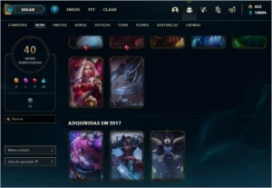 CONTA DIAMANTE TFT JINX CHIBI FOGOS DE ARTIFÍCIO + 37 SKINS - League of Legends LOL