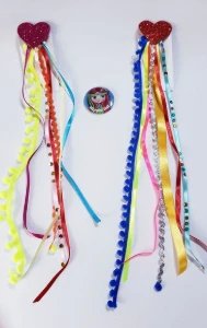 Presilhas Coloridas Festa - Artesanato e Personalizados